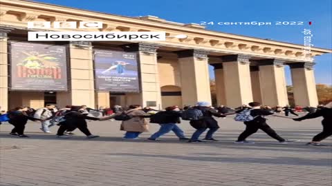 Tim una hora en Rusia comenzó a protestar contra la movilización.