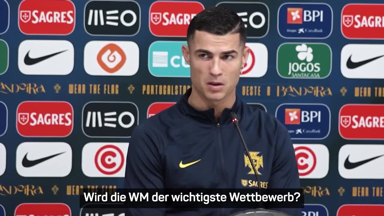 Über diese Frage kann Ronaldo nur lachen... _ WM 2022