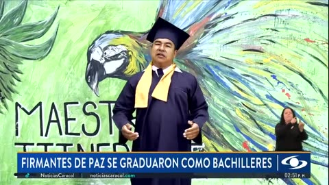 Firmantes del Acuerdo de Paz se graduaron como bachilleres