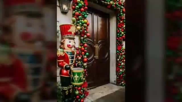 super marvellous and amazing Christmas decoration ideas for doors