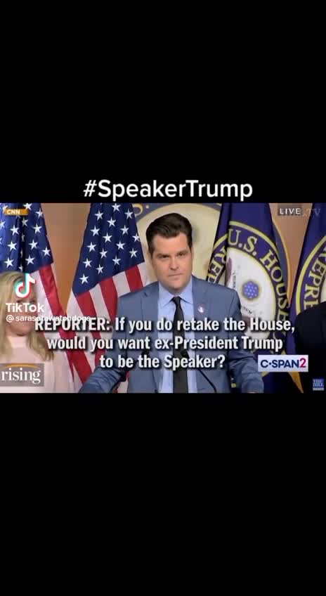 President Trump for Speaker of the House.