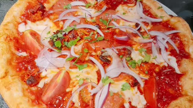 pizza in Korean restaurant 1