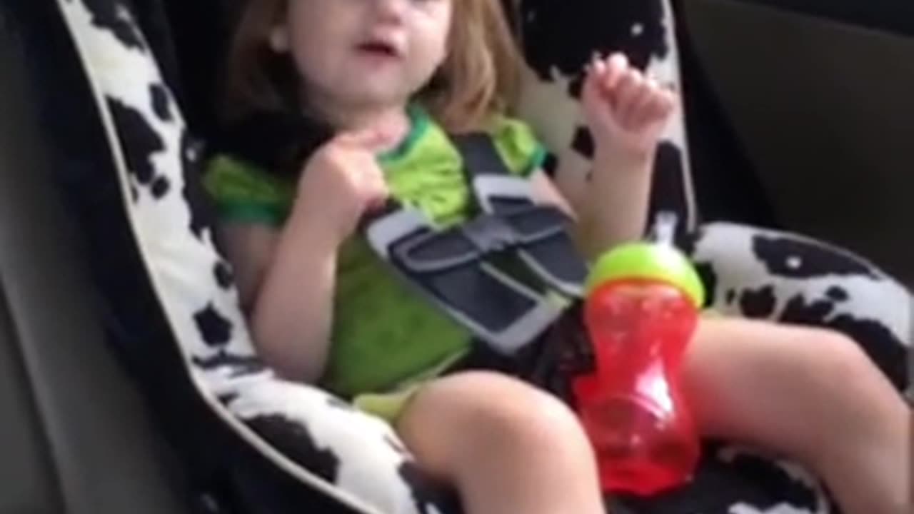 Adorable toddler loves The Police