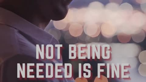 I think I Have A Fear Of Being Useless