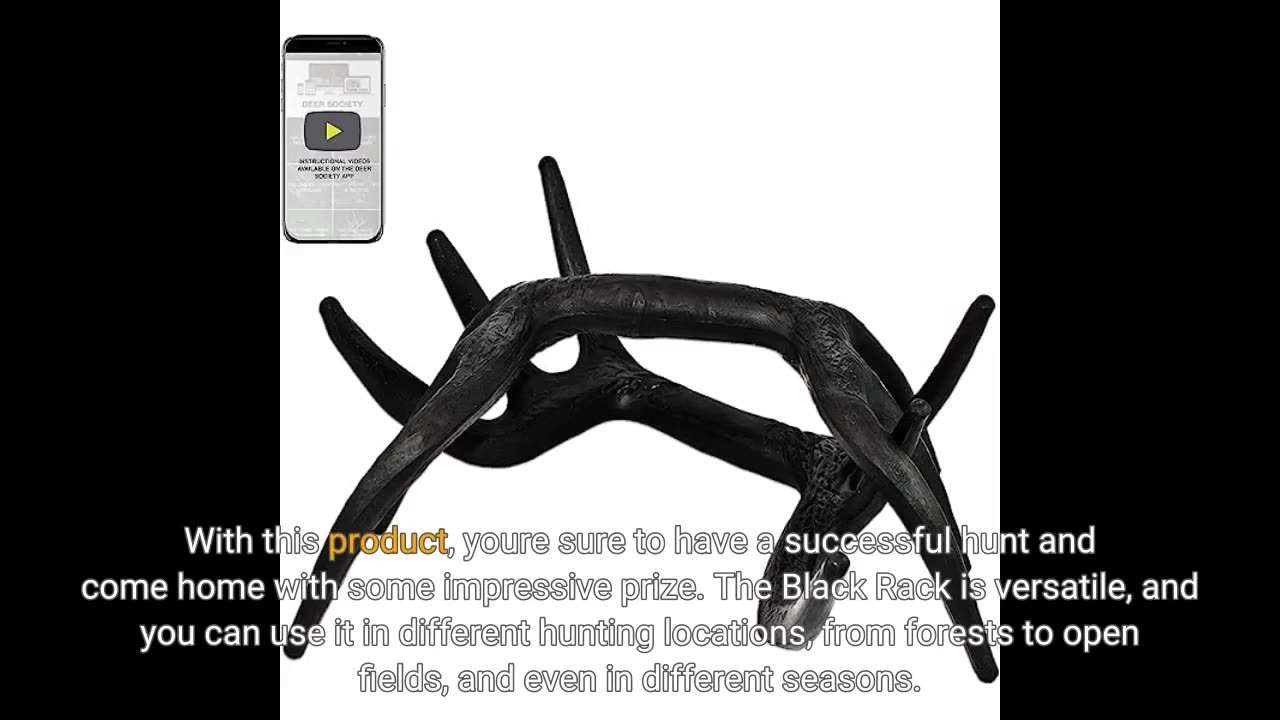 Customer Feedback: Illusion Systems Black Rack - Rattling Deer Antlers with Instructional Video...