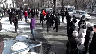 Russia detains protesters opposed to Ukraine invasion