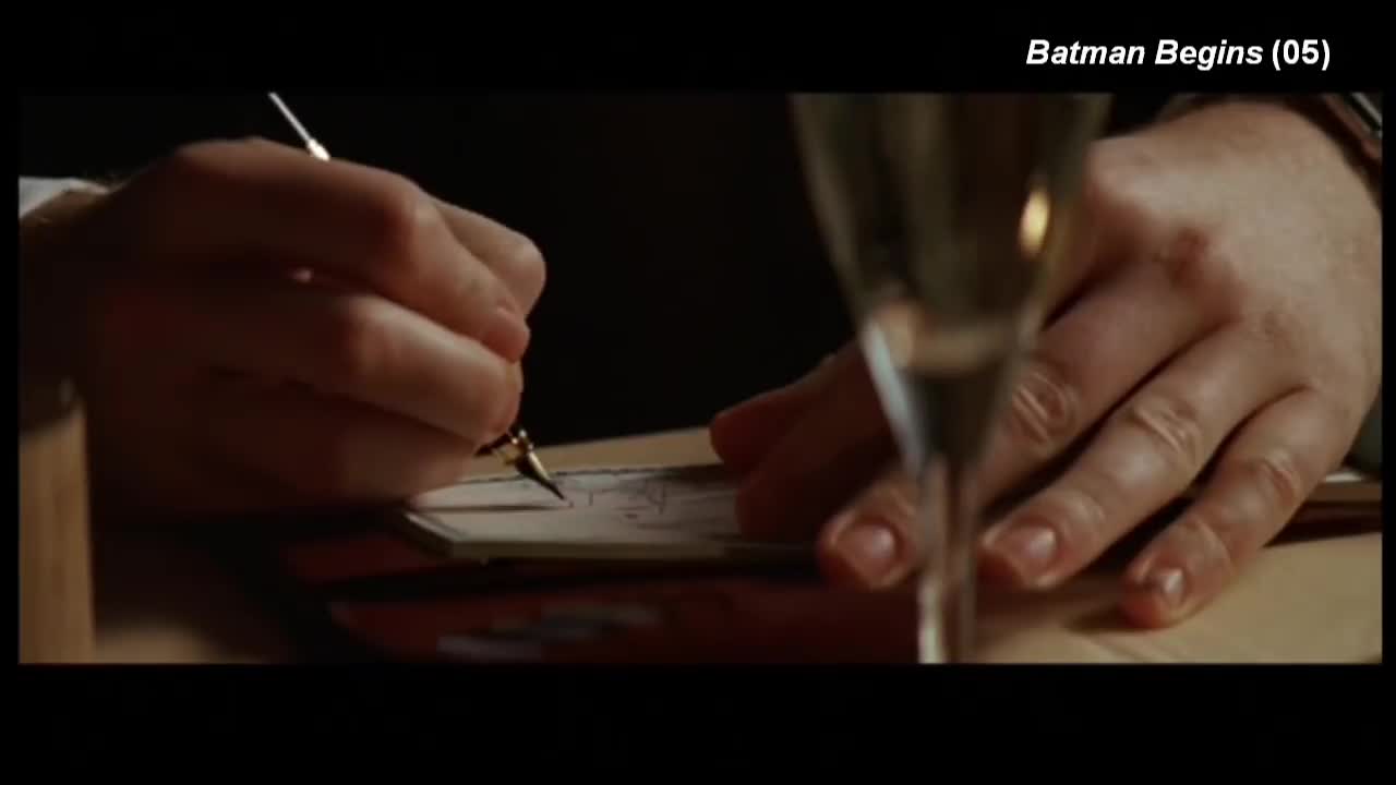 Batman Begins (clip6)- the Billionaire Playboy's Persona
