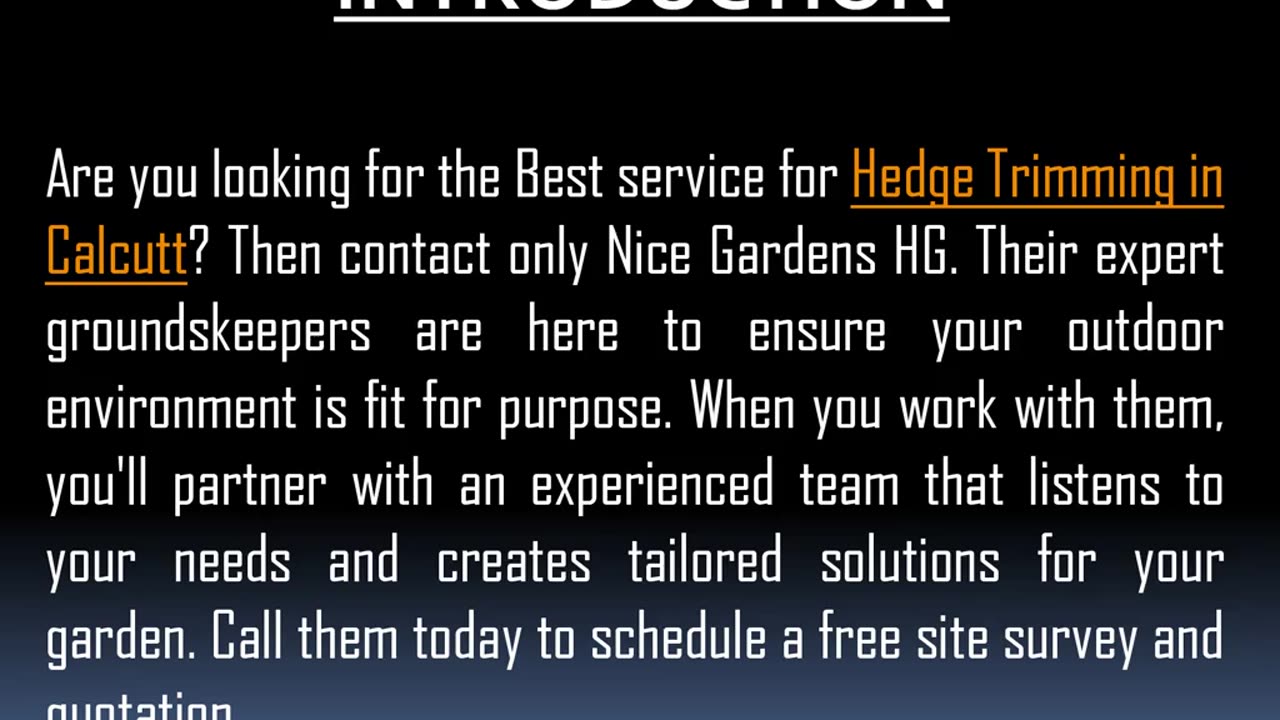 Best service for Hedge Trimming in Calcutt