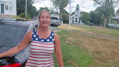 State representative candadate Lynne Archambault in Ashby MA