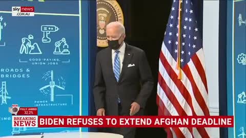 Biden unclear on his decision to extend 31 Aug deadline in Afghanistan after talks with G7.