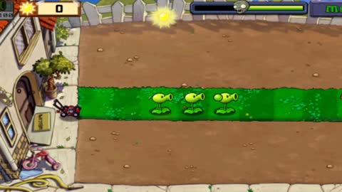 Plants vs. Zombies Level 1