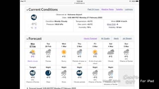 Kelowna Weather February 27 2023