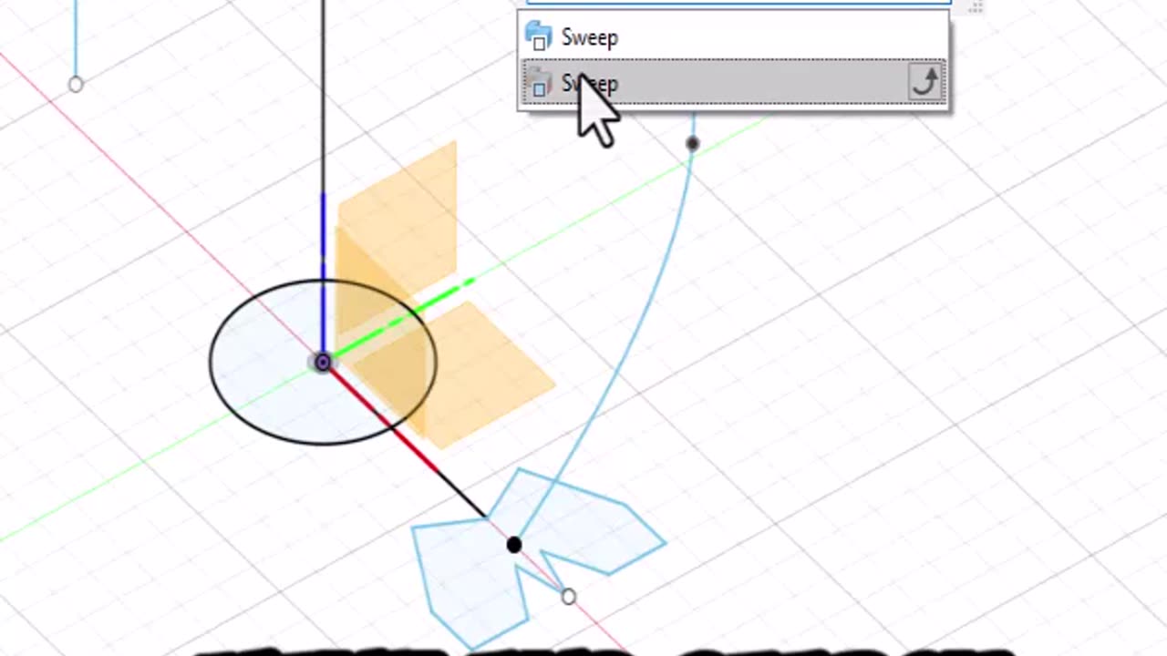 Fusion 360: Sweep