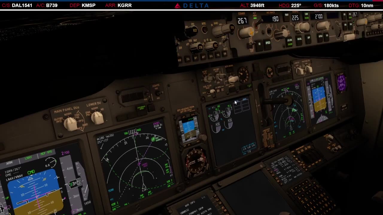 Landing in Grand Raoids