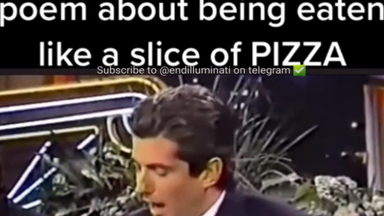 JFK Jr. Reads Poem Where 9-yo Monica Lewinsky Described Being Eaten Like a Slice of Pizza