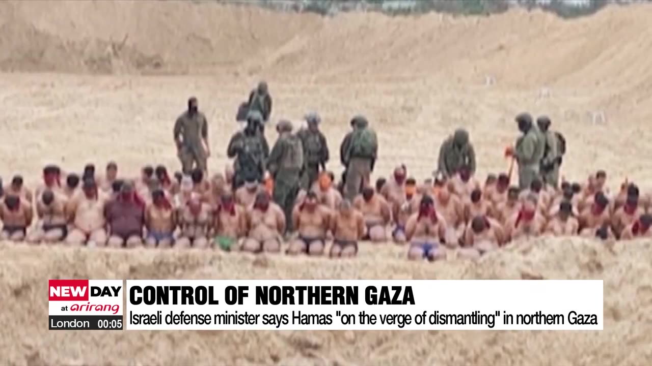 Hamas in northern Gaza "on the verge of dismantling": Israeli Defense Minister