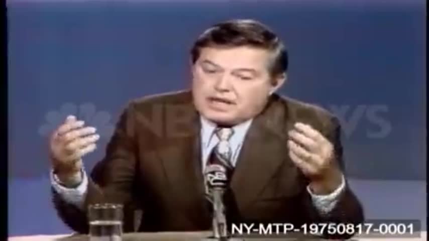 Senator Frank Church warns in 1975 that the government has