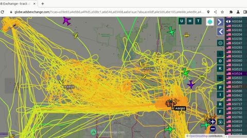 Bird Mafia Utah Plane Warfare Time Lapsed - Dec 27th 2023