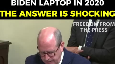The FBI Admission on Hunter's Laptop is Jaw Dropping!