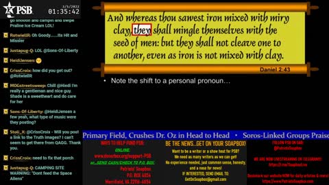 2022-03-04 23:00 EST - Crossing the Matrix: with Chris