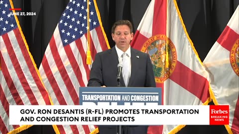 Florida Gov. Ron DeSantis Promotes New Efforts To Alleviate Congestion Amidst High In-Migration