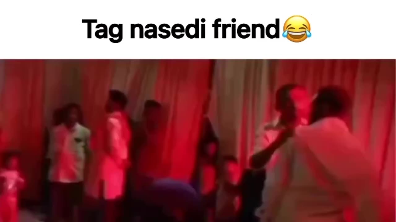 Funny video in wedding