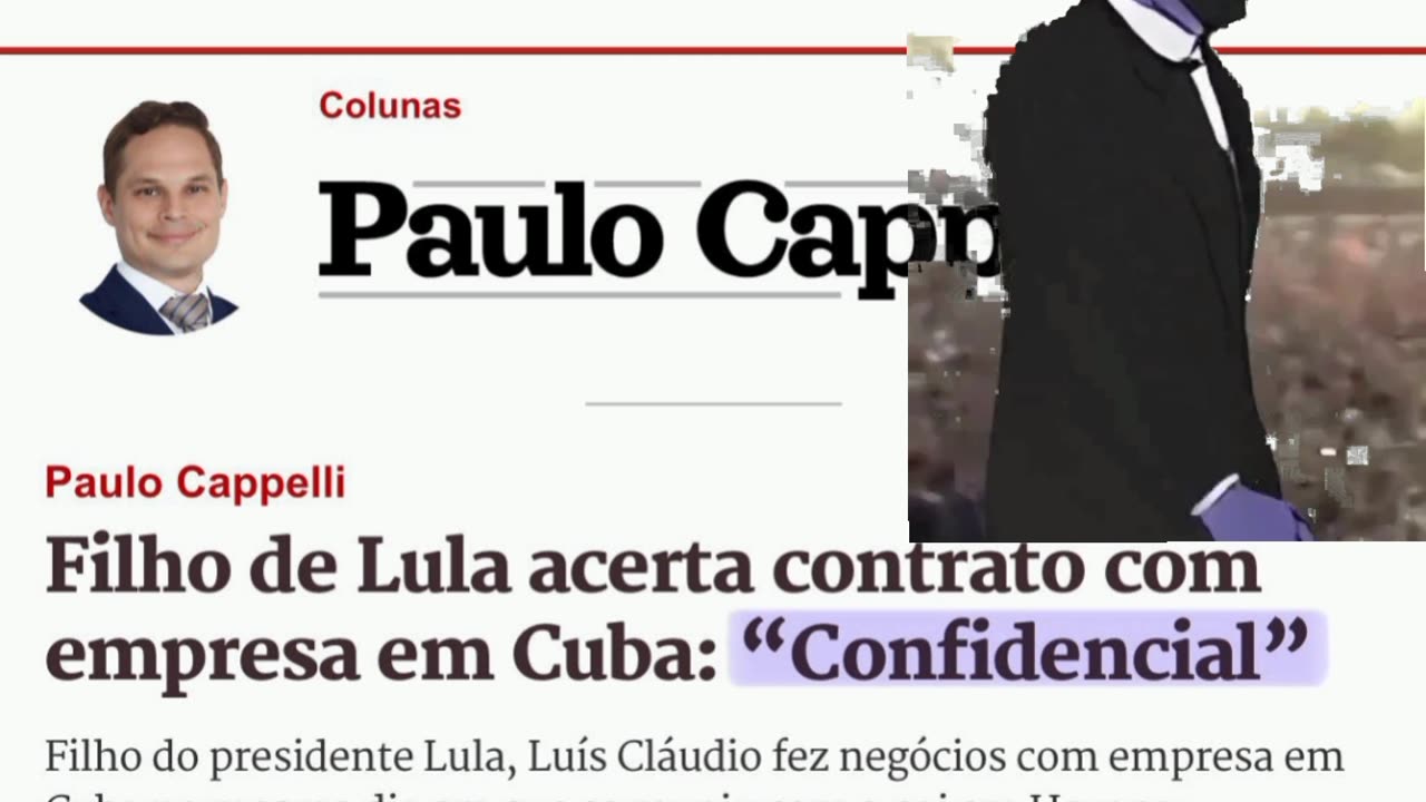 CONFIDENCIAL: FILHO DE LULA ACERTA CONTRATO COM EMPRESA DE CUBA.