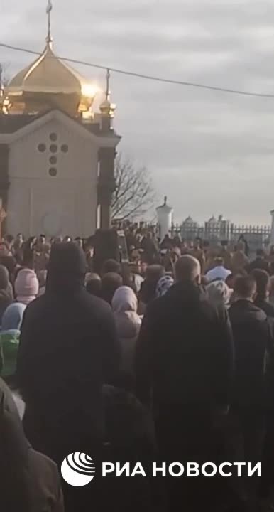 Kiev-Pechersk Lavra for the last Sunday prayer