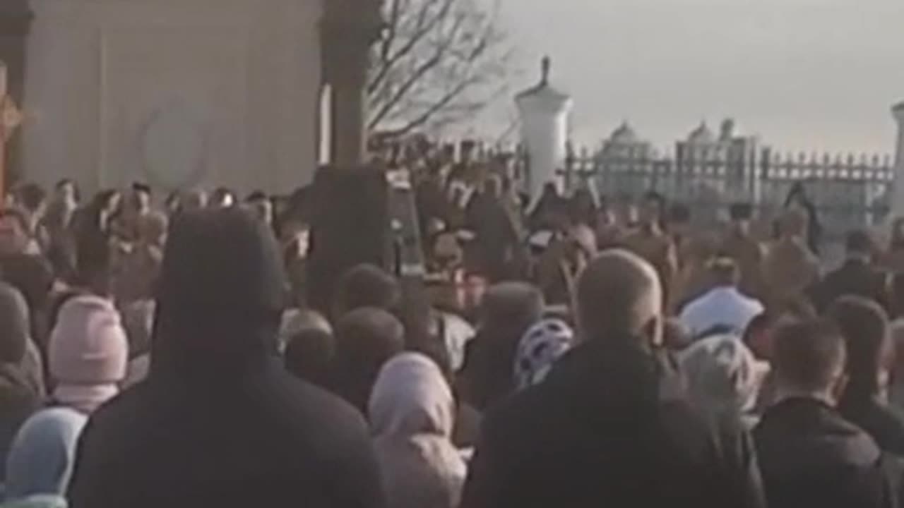 Kiev-Pechersk Lavra for the last Sunday prayer