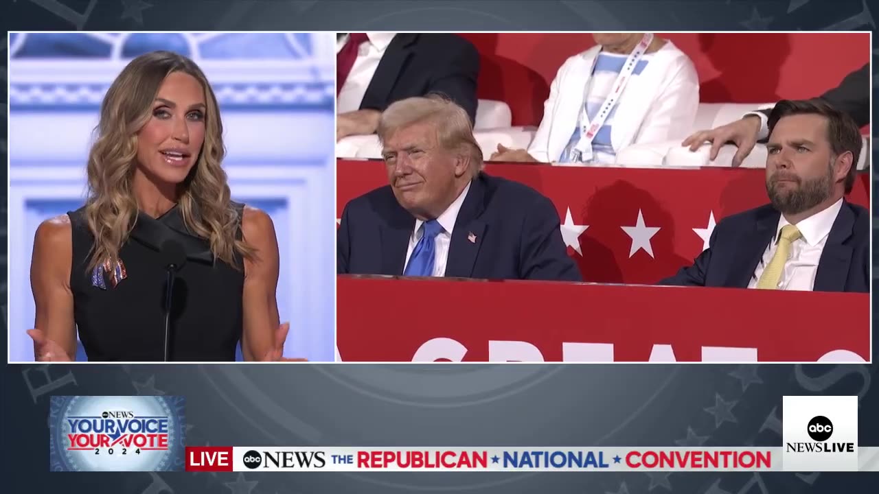 Donald Trump 'never backed down,' Lara Trump says in RNC speech
