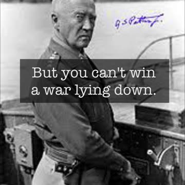 Nov 6, 2024 Gen. Patton quotation of the day (3rd Army Speech cont.) #leadership #staind