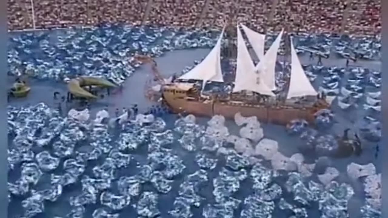 1992 Barcelona Olympic Ceremony. Is that Squaline?