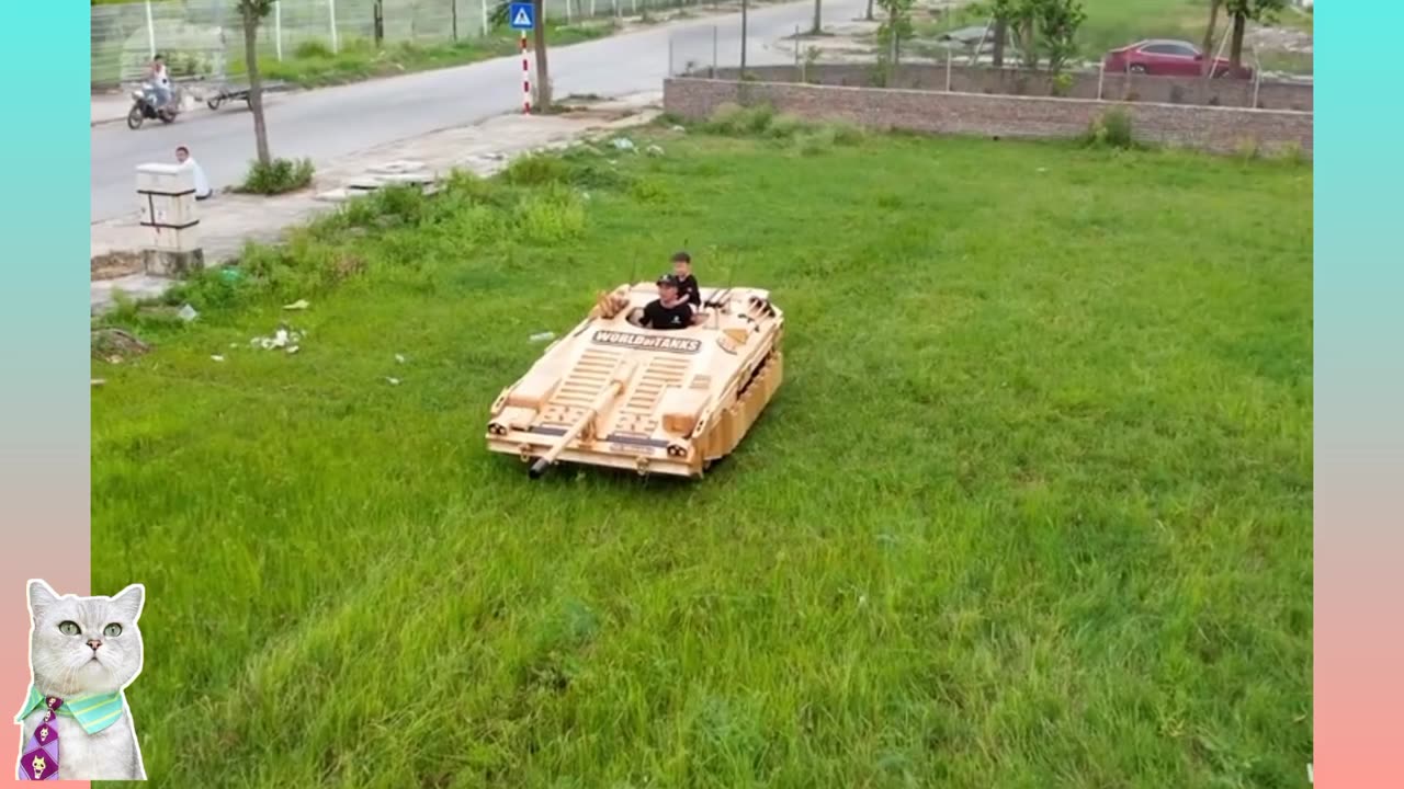 Wooden Tank Making Art