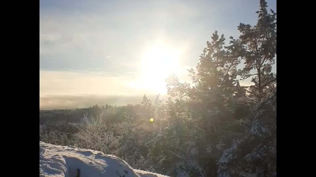 December Sun in Stockholm, Sweden