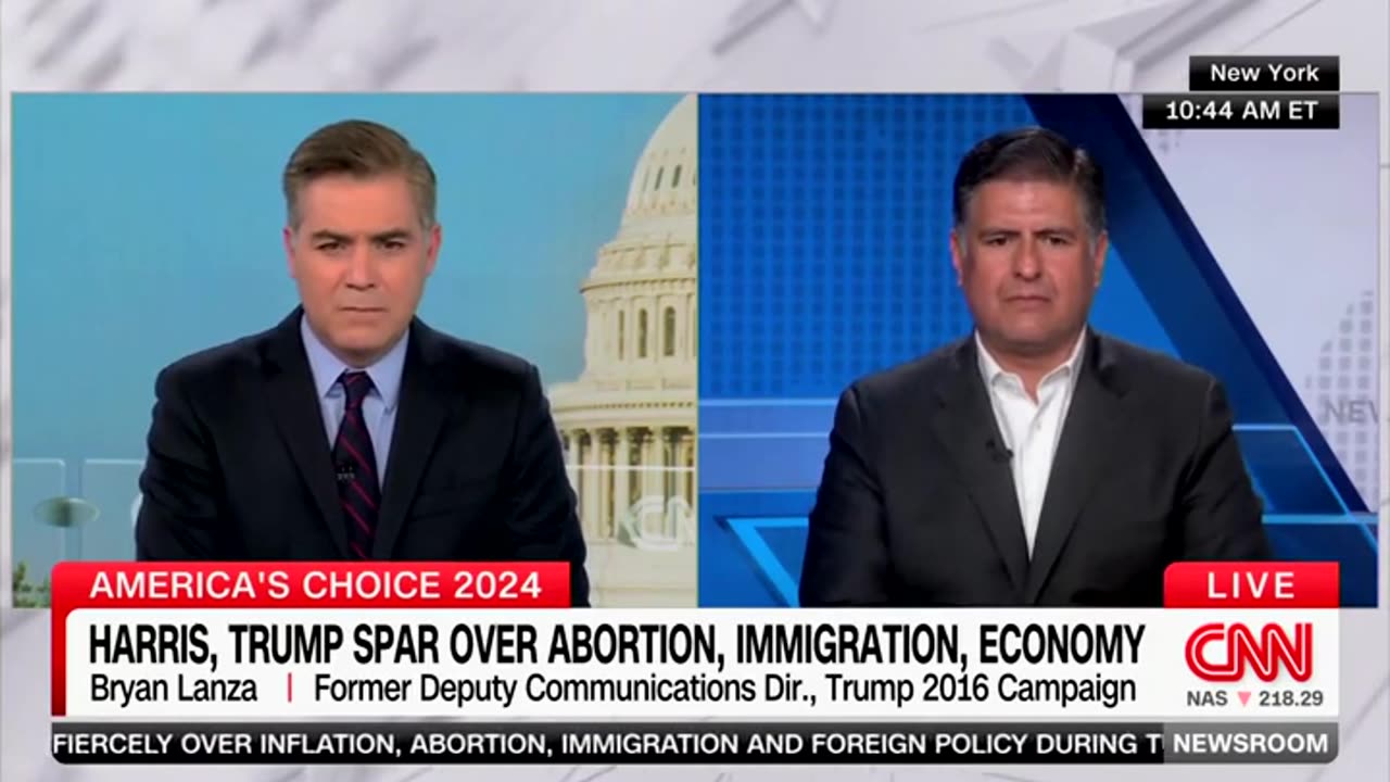 Jim Acosta Constantly Interrupts Guest Trying To Explain Trump's Abortion Position