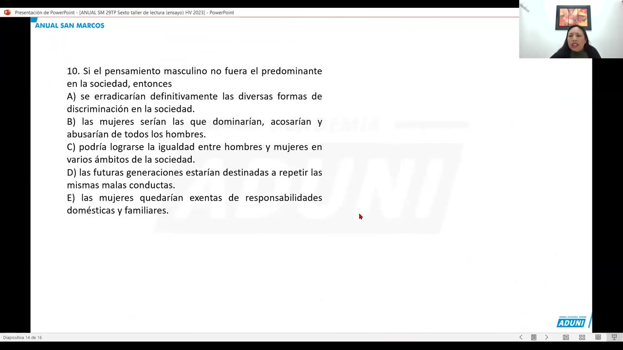 ANUAL ADUNI 2023 | Semana 29 | RV | Aritmética S1 | Química S1