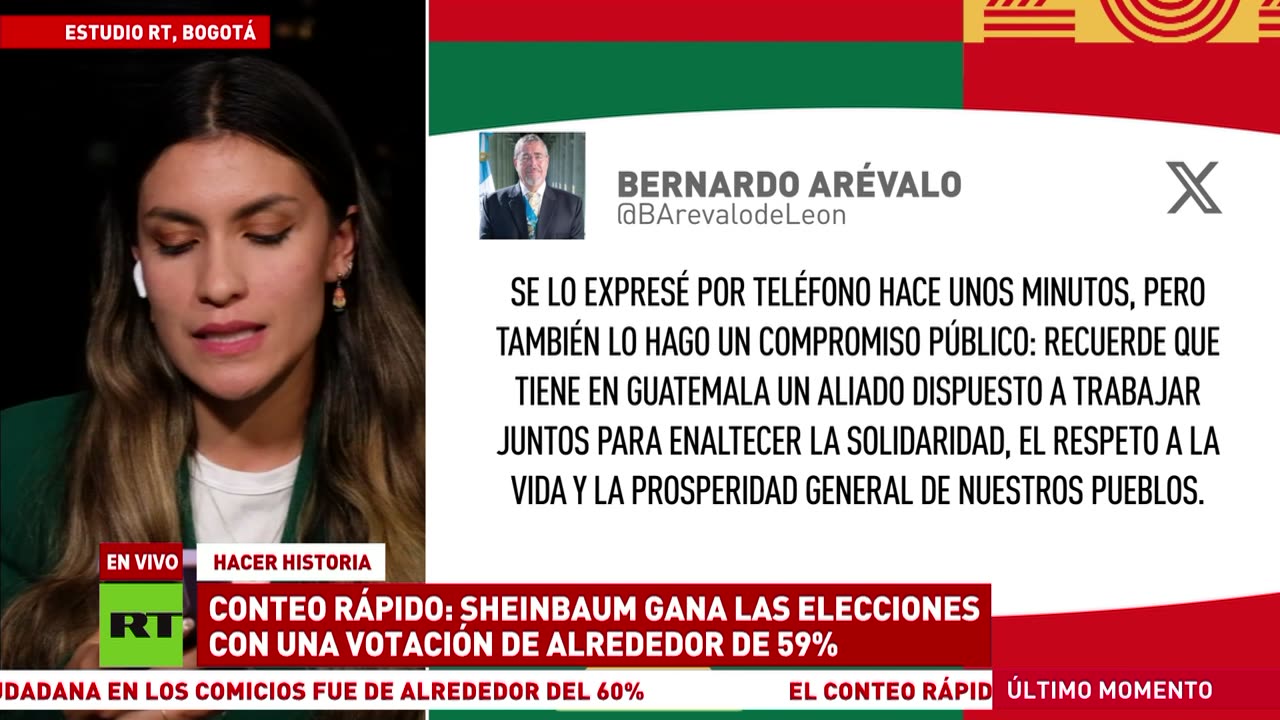 Primeras reacciones a la victoria de Claudia Sheinbaum en las presidenciales mexicanas