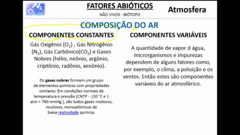 Atmosfera: Ar que respiramos - MinhaEscolaWeb