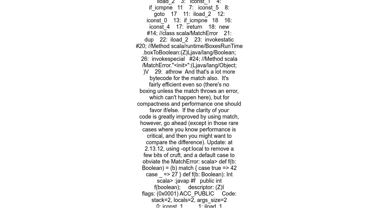Pattern matching vs ifelse