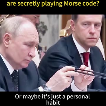 Putin Sends Hidden Morse Code Message to Kim Jong-Un?