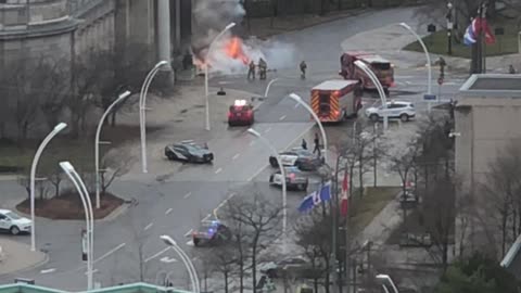 Car Fire In Toronto On March 30