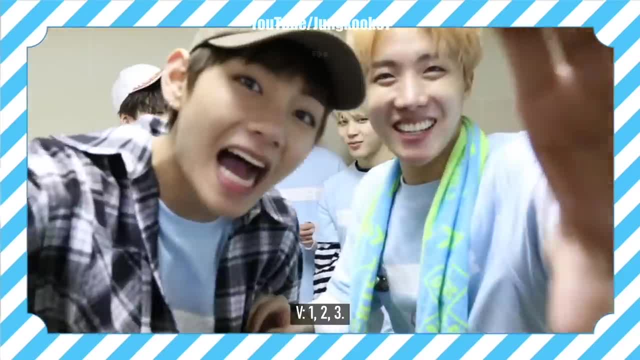 BTS being cute and funny on behind the scene