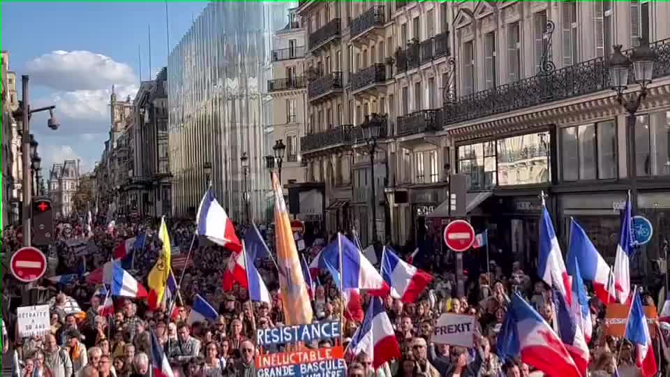 Tens of Thousands of Parisians Revolt Against Price Hikes, the EU, and NATO