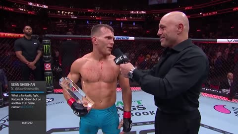 Brad Katona Octagon interview | UFC 292