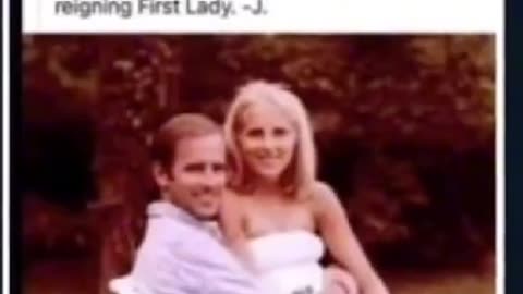 WELL SUPPRESSED PHOTO OF THEN JOE BIDEN IN HIS 30’S AND JILL 15YRS OLD