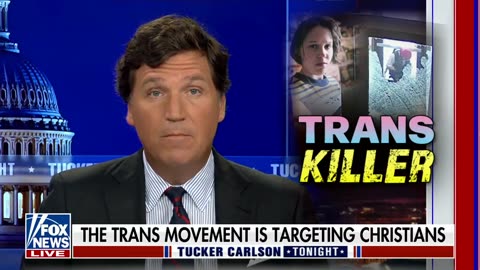 Great segment from Tucker tonight on the trans terrorists targeting Christians.