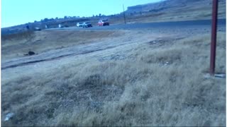 3 guys speeding on 2-lane road