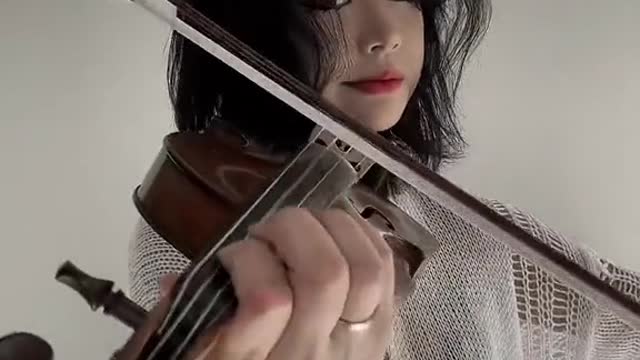 Violin playing