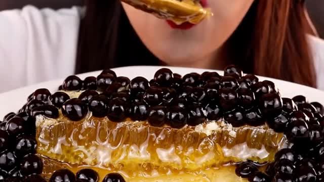 Experience a mouthful of honey and black pearls