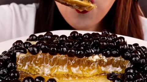 Experience a mouthful of honey and black pearls